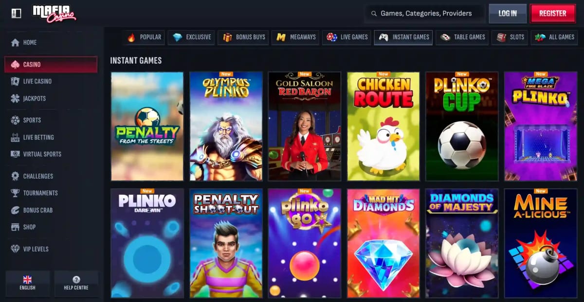 Mafiacasino Sofortspiele online